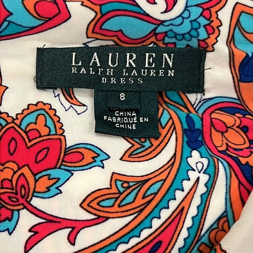 Ralph Lauren Paisley Dress - Picture 5 of 8